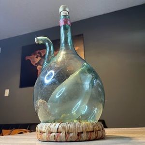 Italian hand blown wine decanter